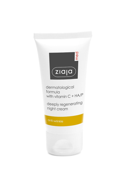 C-vitaminos ránctalanító regeneráló éjszakai krém, dermatológiai kezeléshez