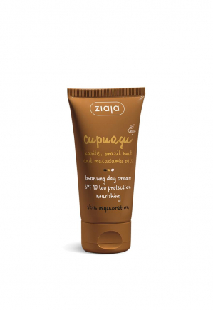 bronzosító nappali arckrém SPF 10